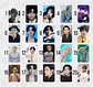 Photocard  V Taehyung BTS Fanmade  - Miniatura 2