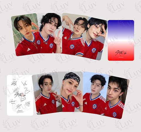 Photocards Stray Kids Selección Chilena