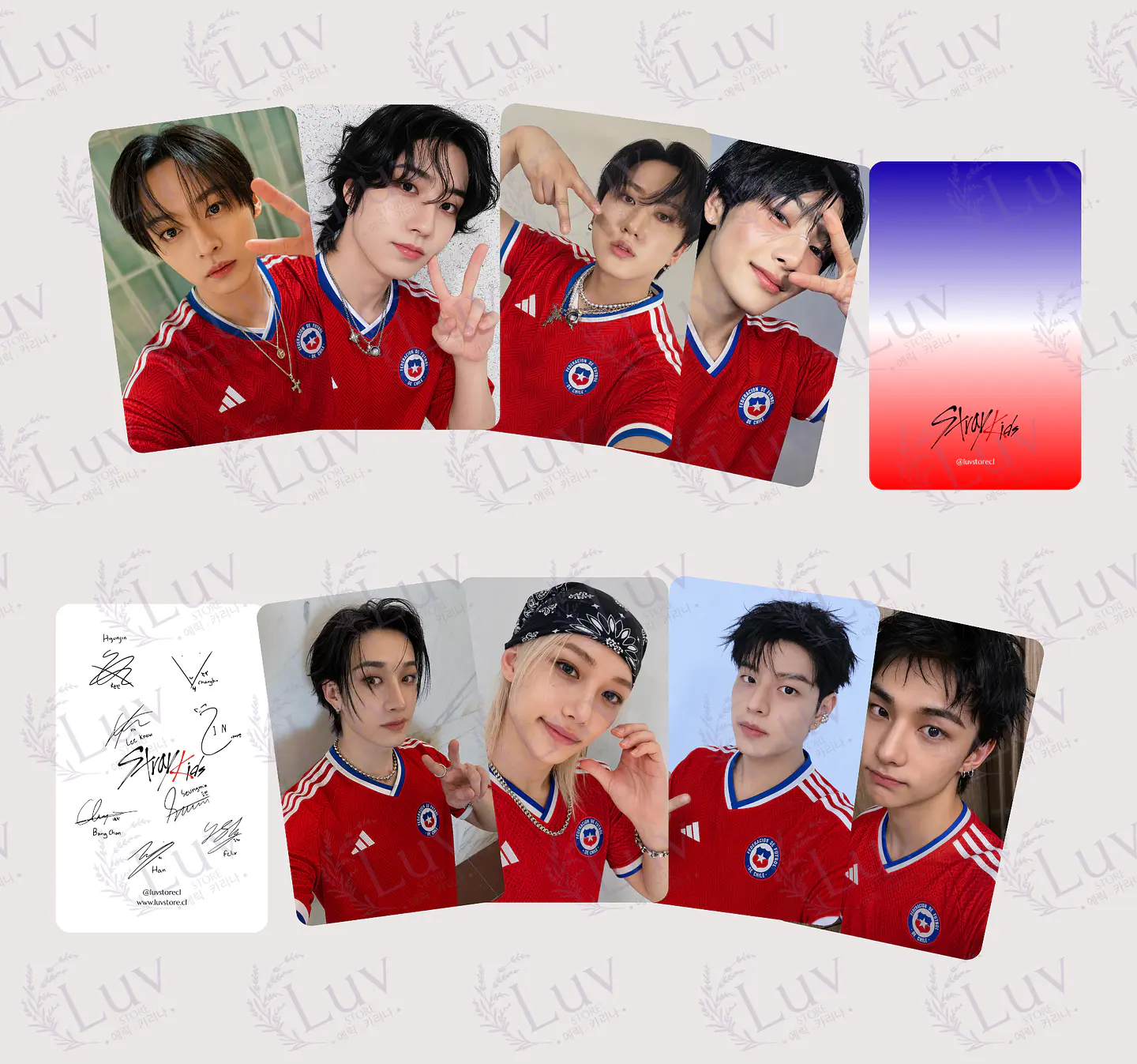 Photocards Stray Kids Selección Chilena 1