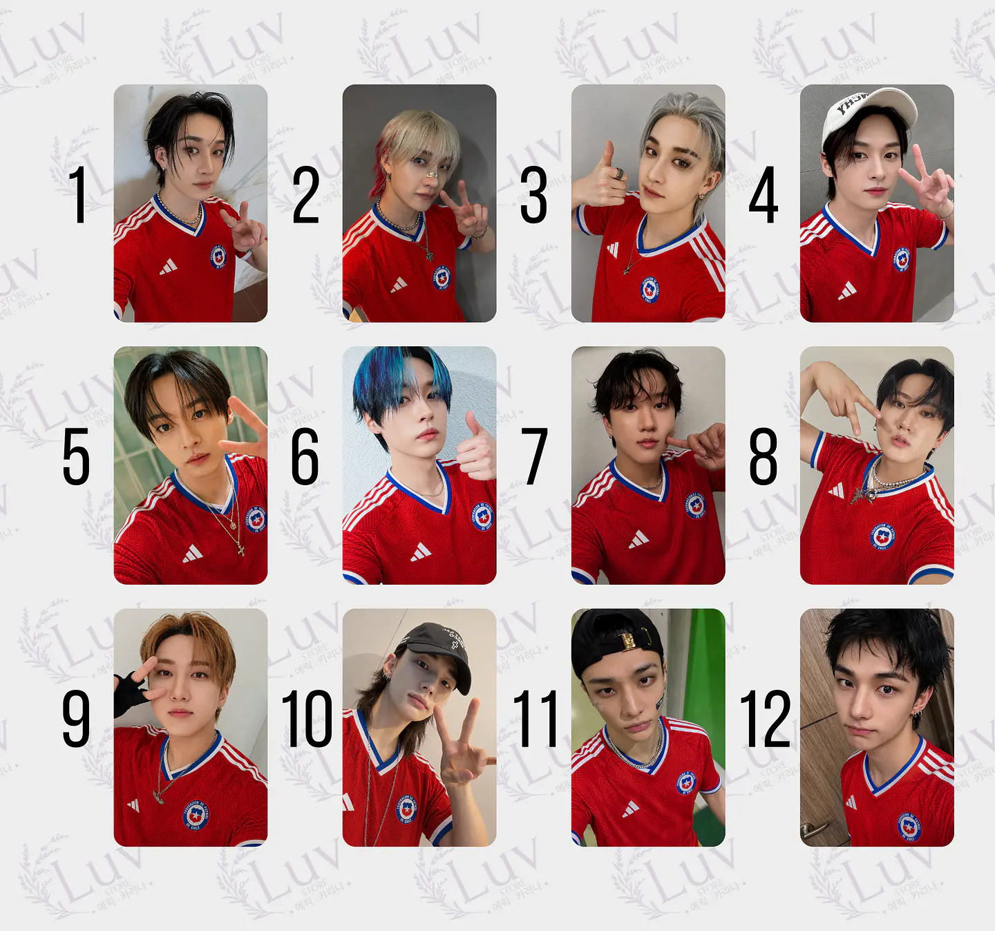 Photocards Stray Kids Selección Chilena 2