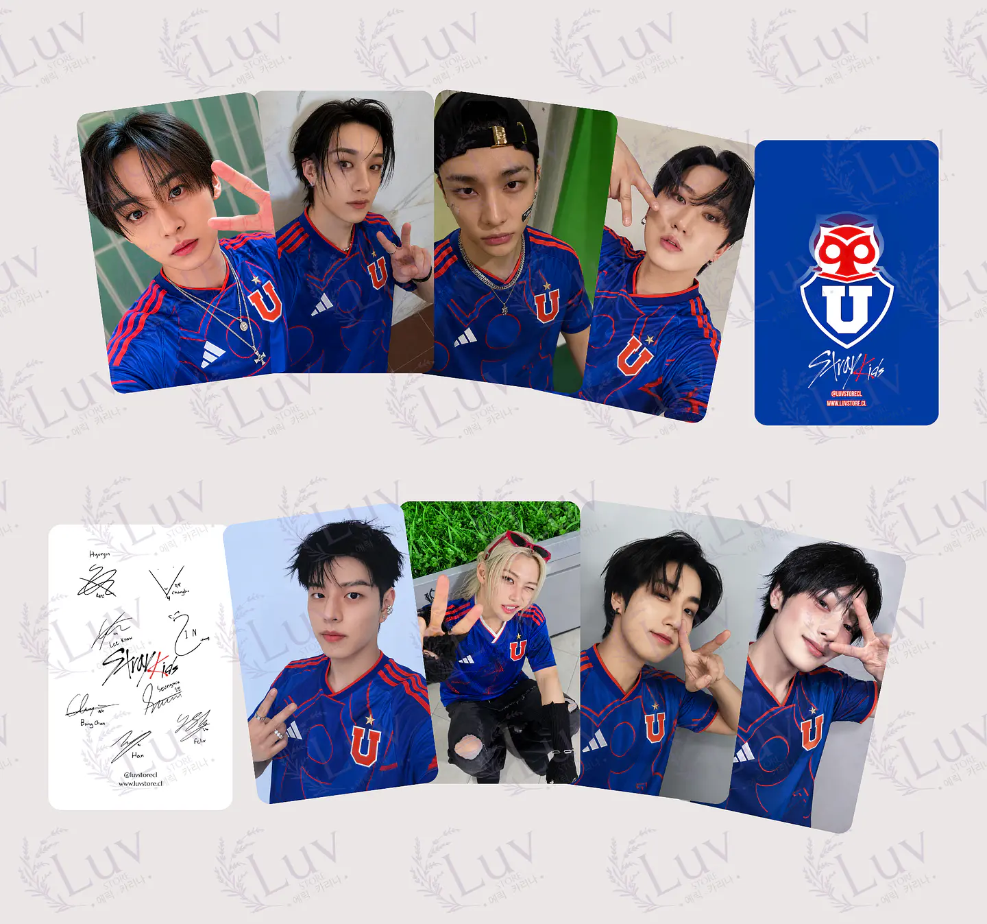 Photocards Stray Kids Universidad De Chile 1