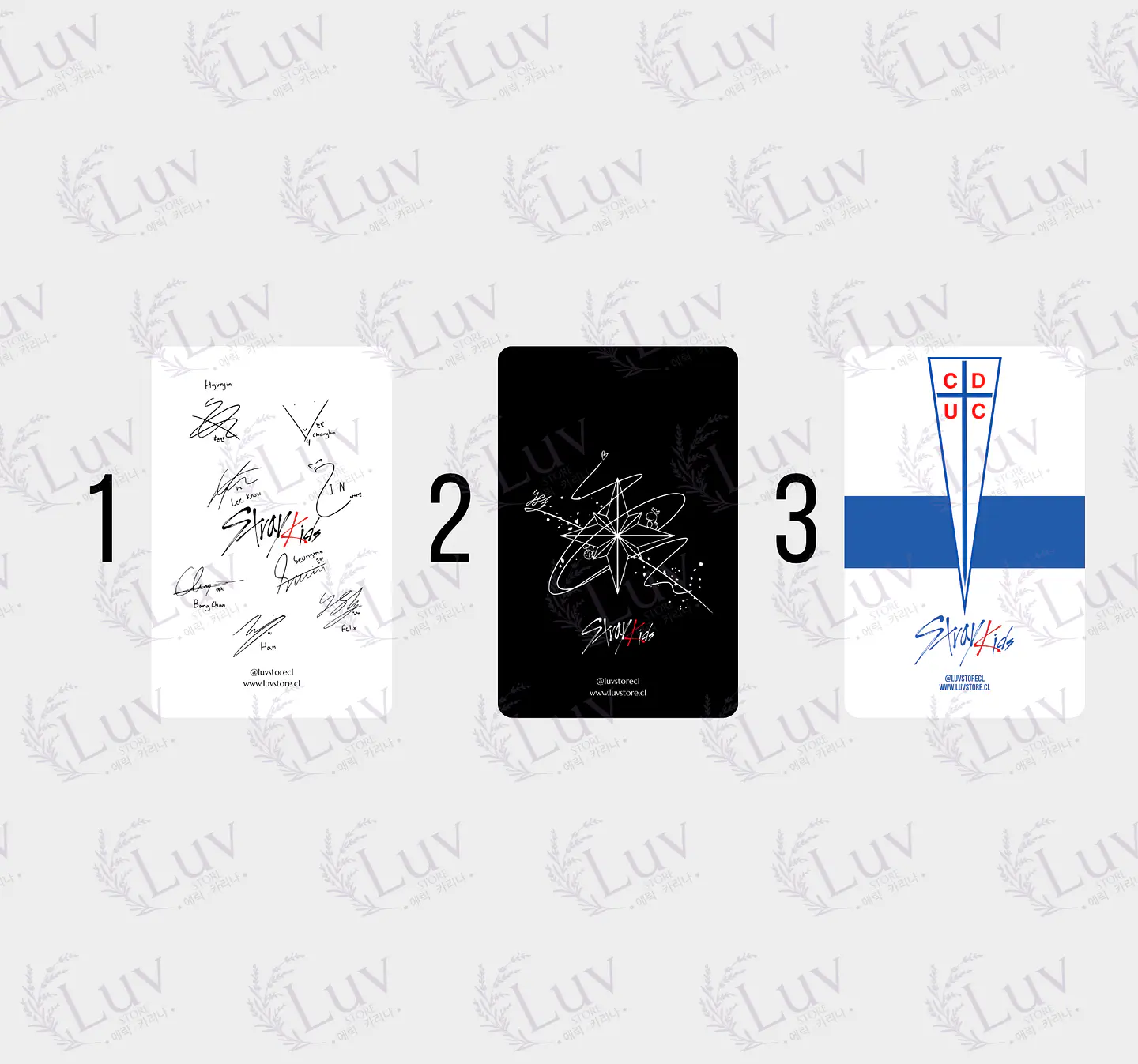 Photocards Stray Kids Universidad Católica 4