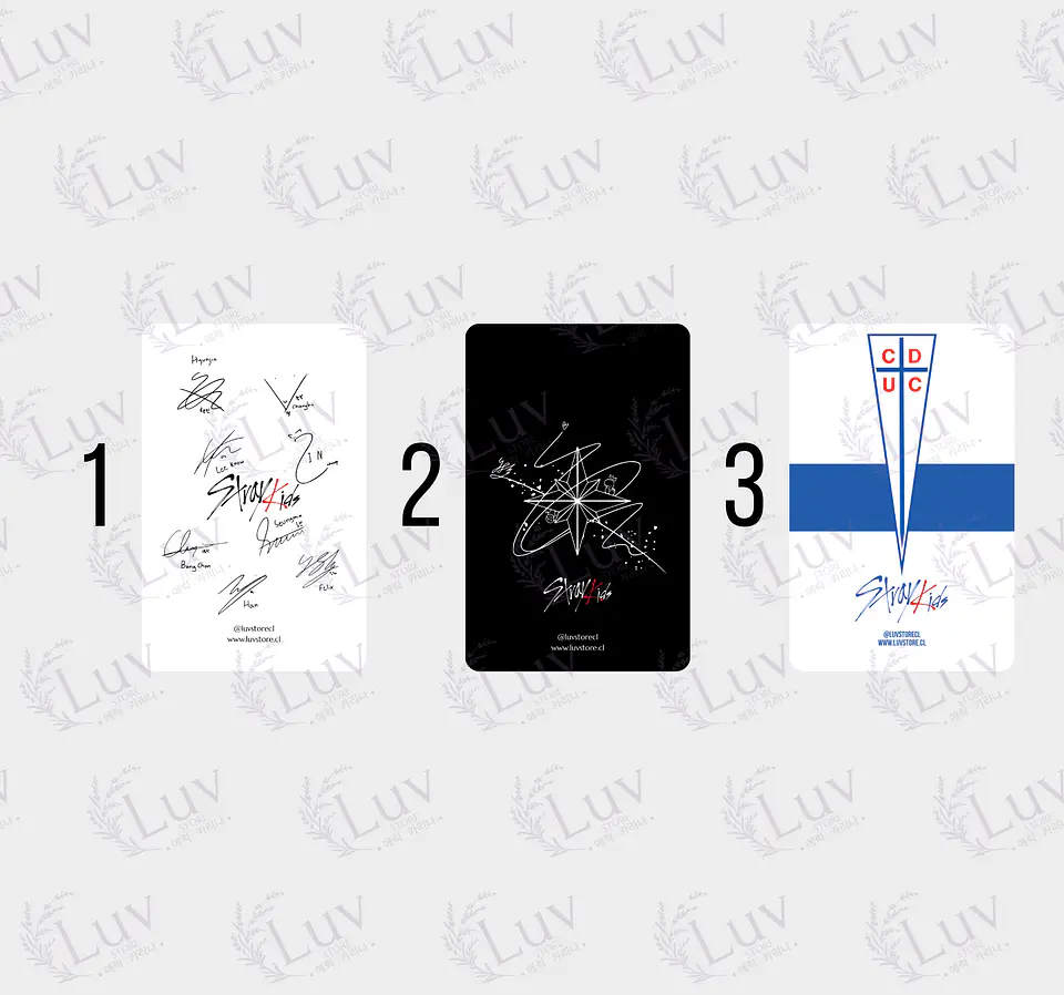 Photocards Stray Kids Universidad Católica 4