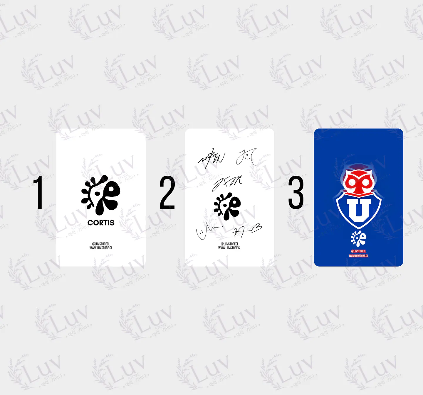 Photocards Cortis Universidad De Chile  3