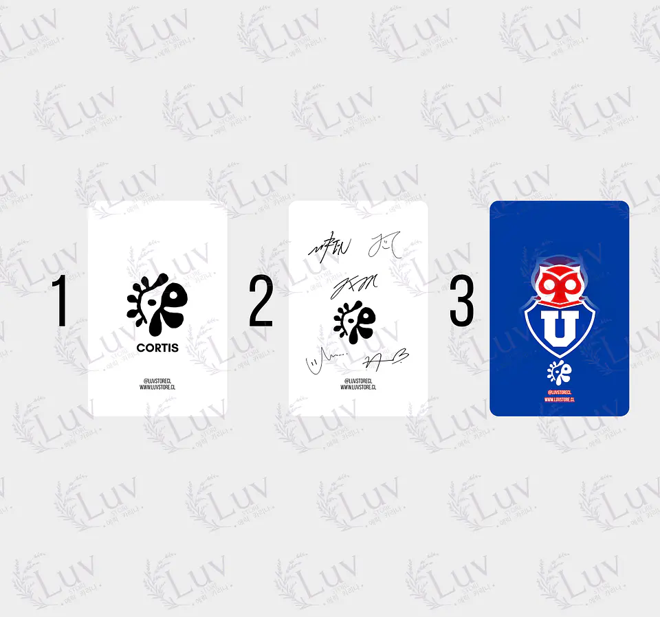 Photocards Cortis Universidad De Chile  3