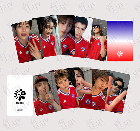 Photocards Cortis Selección Chilena 