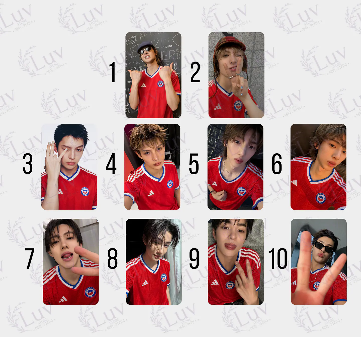 Photocards Cortis Selección Chilena  2