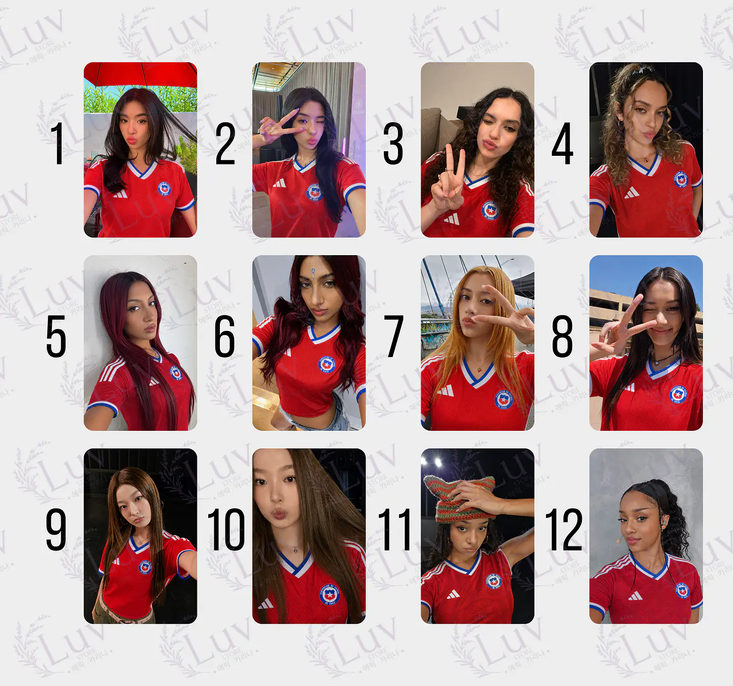 Photocards Katseyes Selección Chilena  2