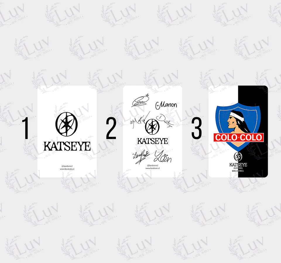 Photocards Katseyes Colo-Colo 3