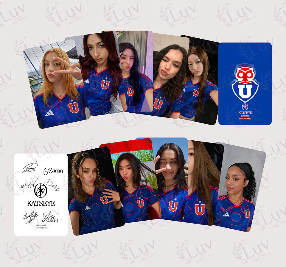 Photocards Katseyes Universidad De Chile  1