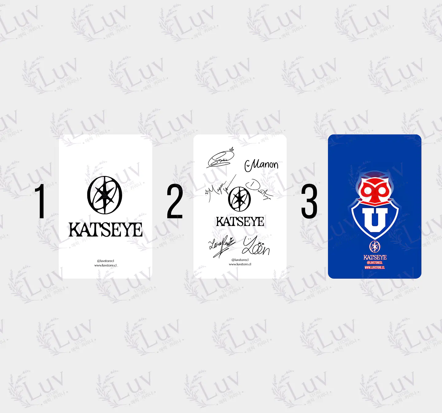Photocards Katseyes Universidad De Chile  3