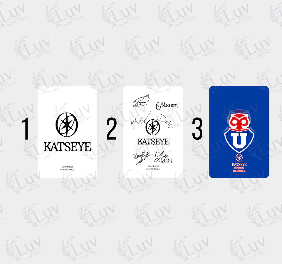 Photocards Katseyes Universidad De Chile  3