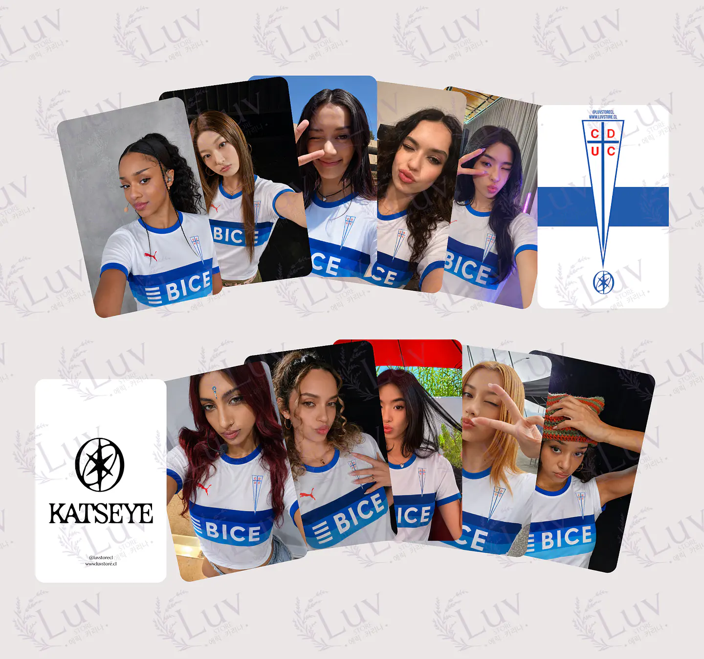 Photocards Katseyes Universidad Católica 1