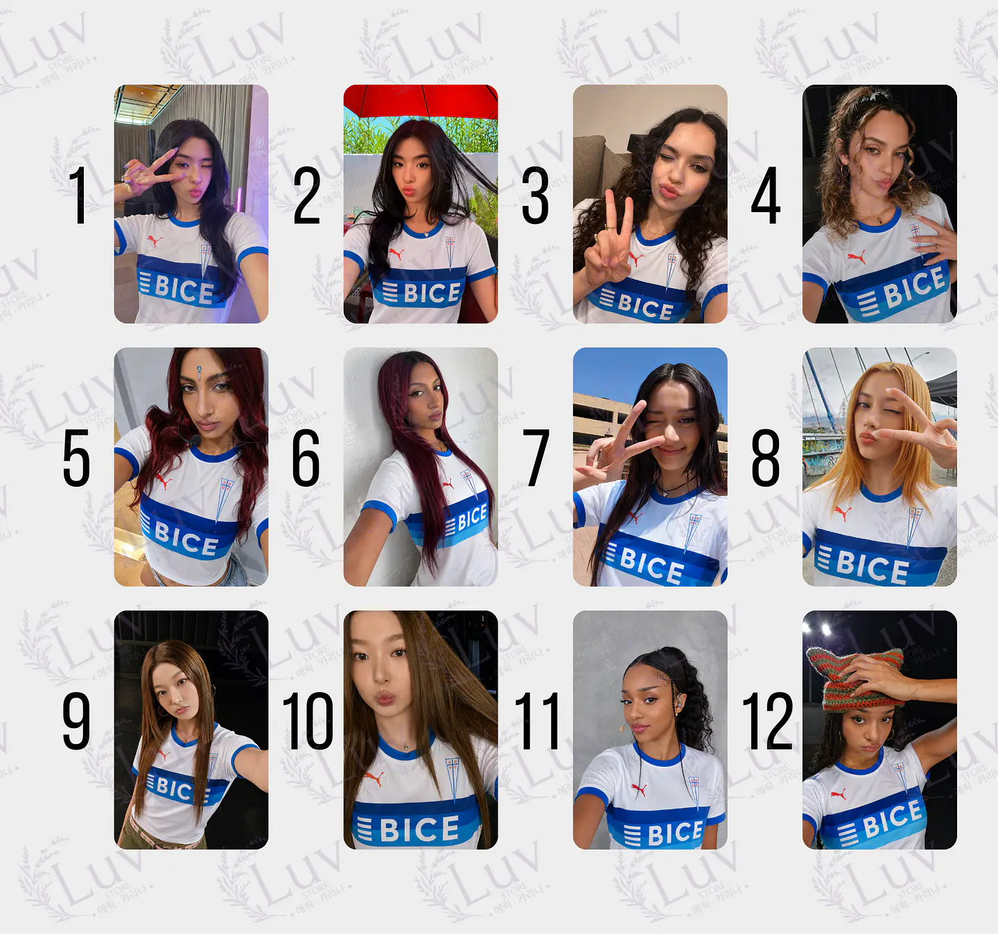 Photocards Katseyes Universidad Católica 2