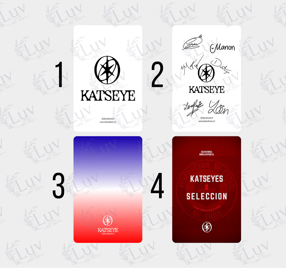 Photocards Katseyes Selección Chilena  3