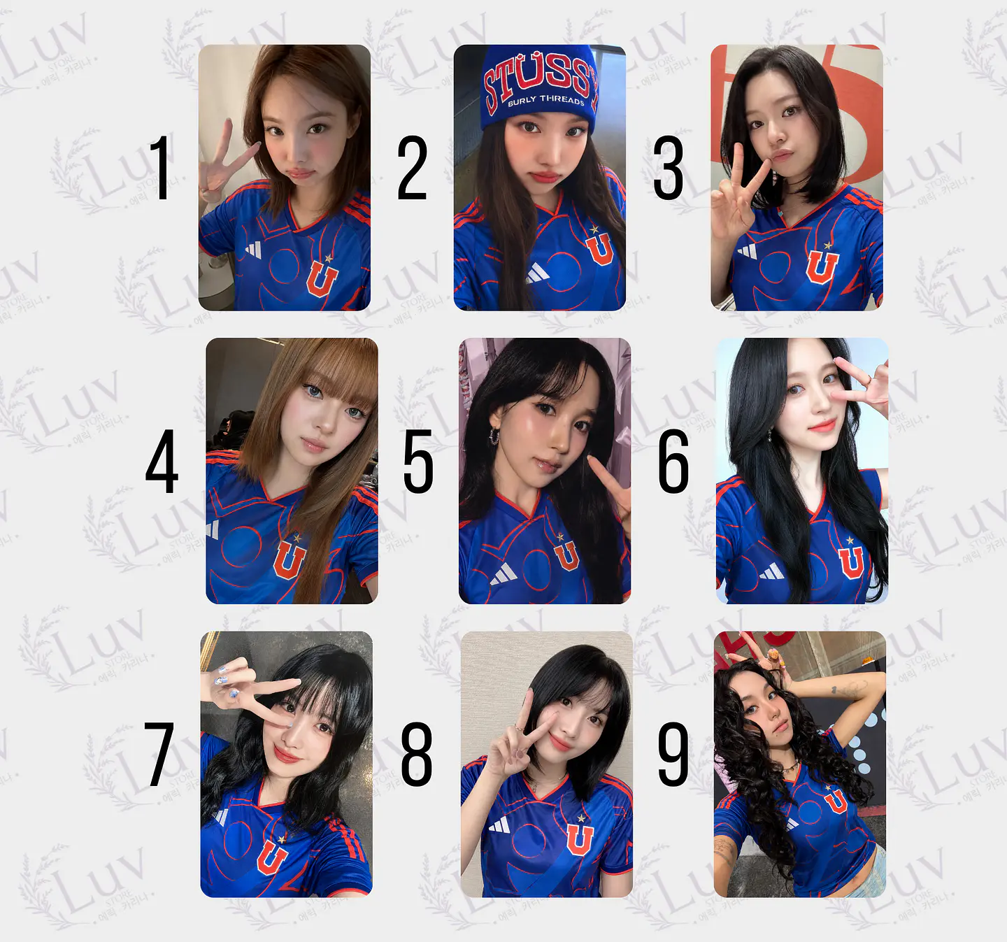 Photocards Twice Universidad De Chile  2