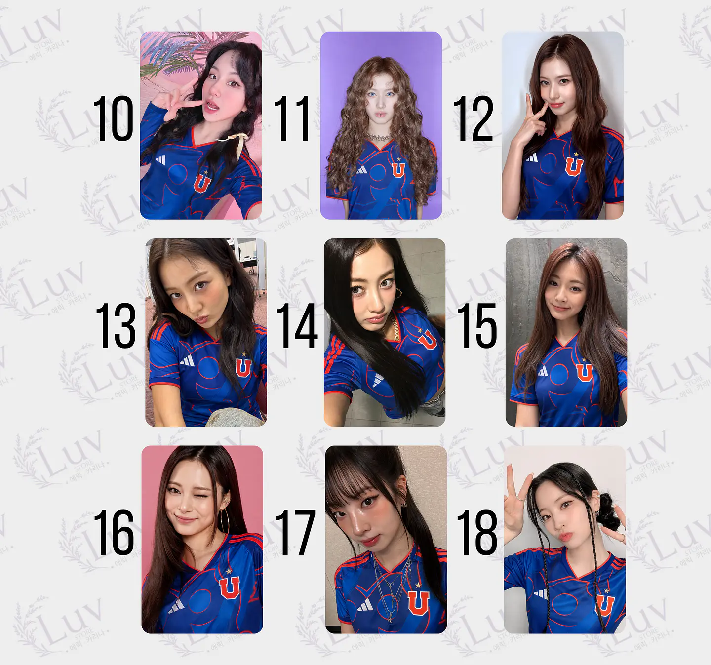 Photocards Twice Universidad De Chile  3