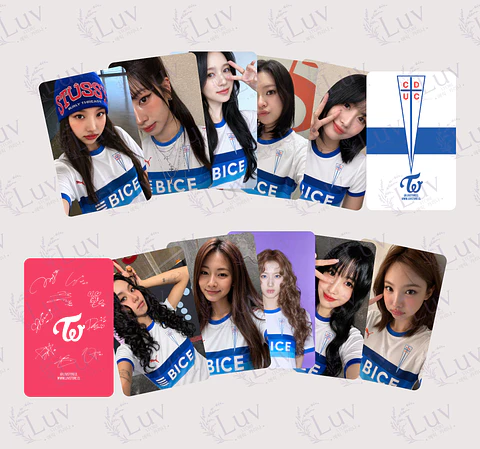 Photocards Twice Universidad Católica 