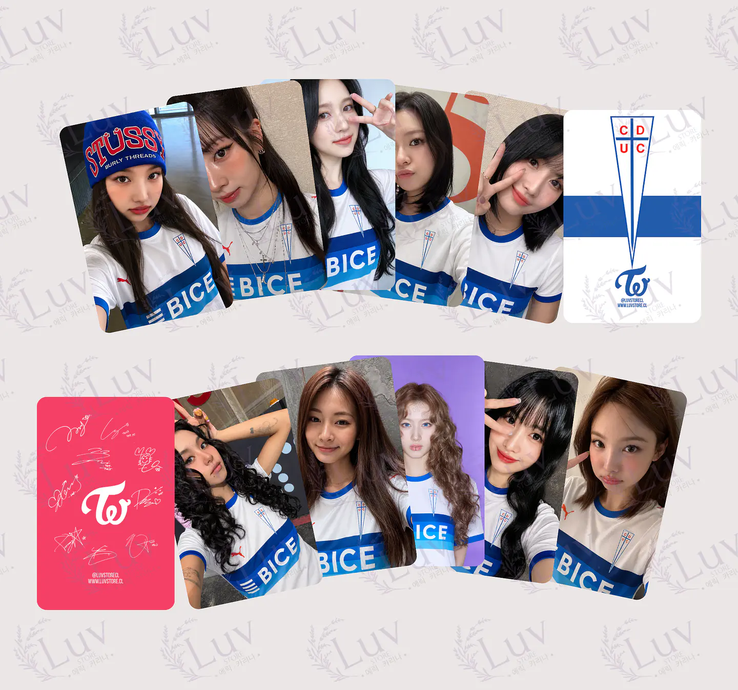 Photocards Twice Universidad Católica  1