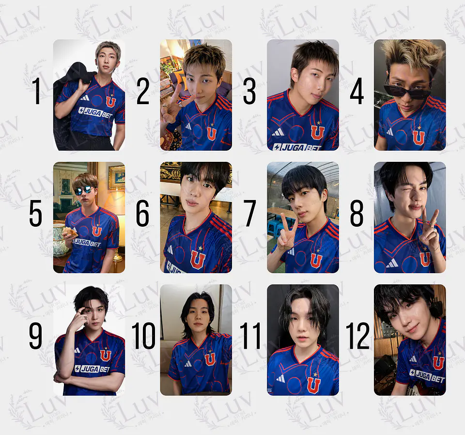 Photocards BTS Universidad De Chile 2