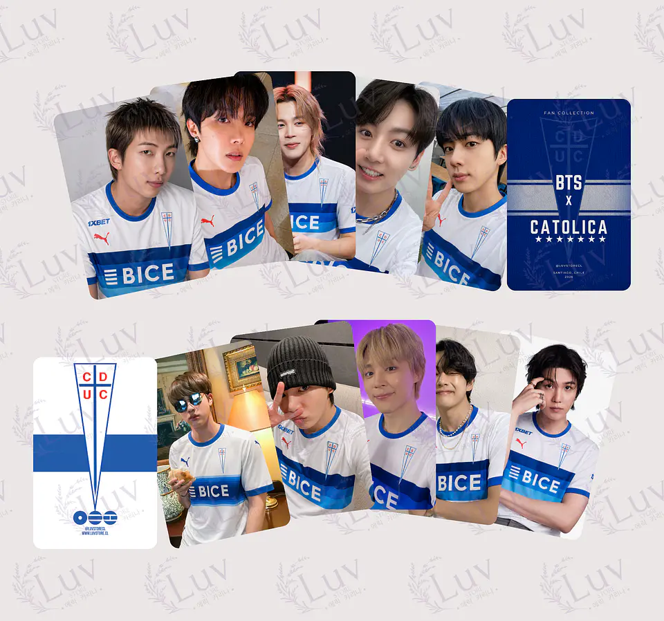 Photocards BTS Universidad Católica 1