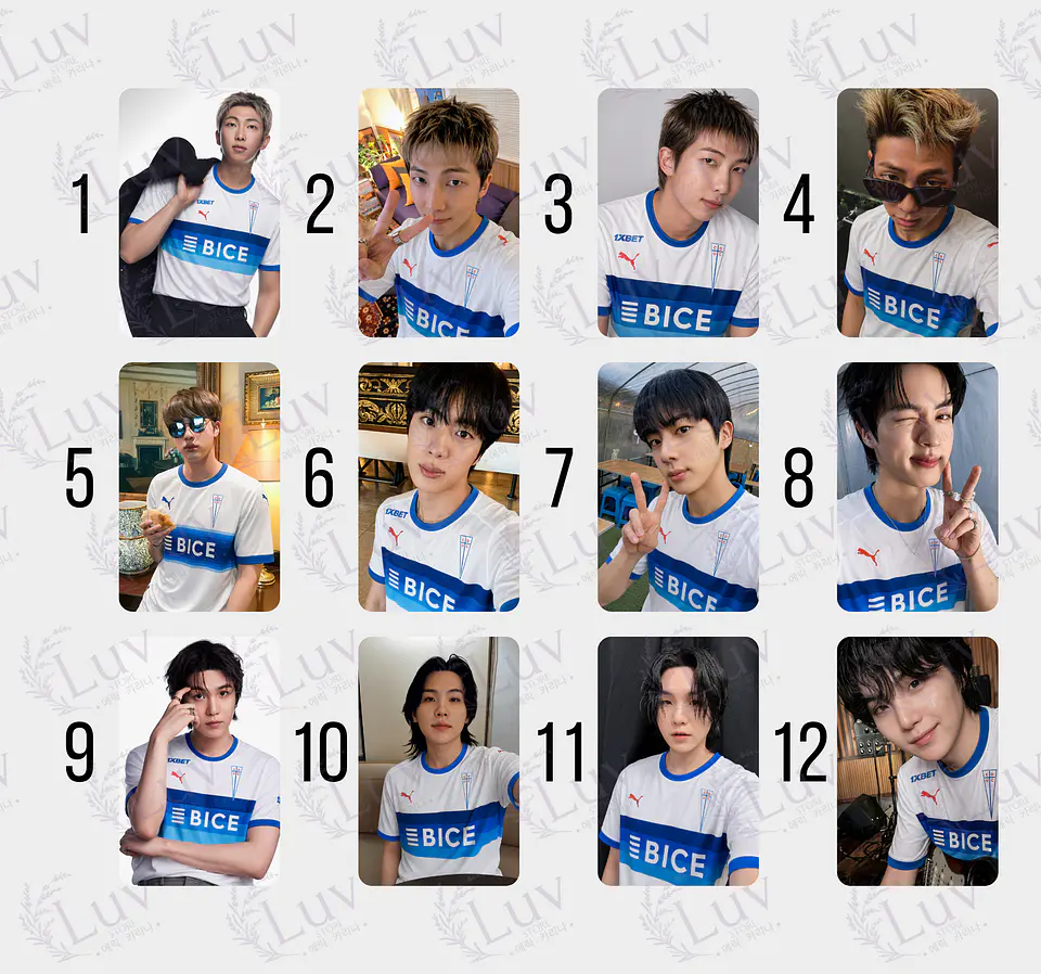 Photocards BTS Universidad Católica 2