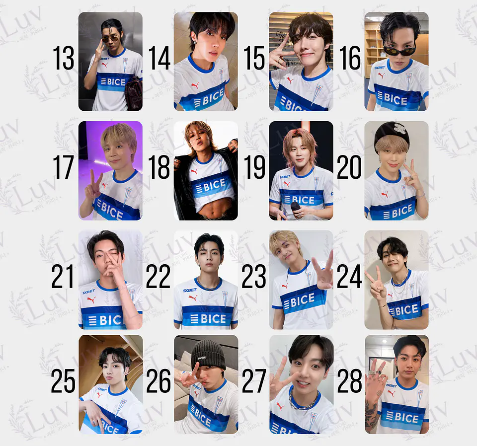 Photocards BTS Universidad Católica 3