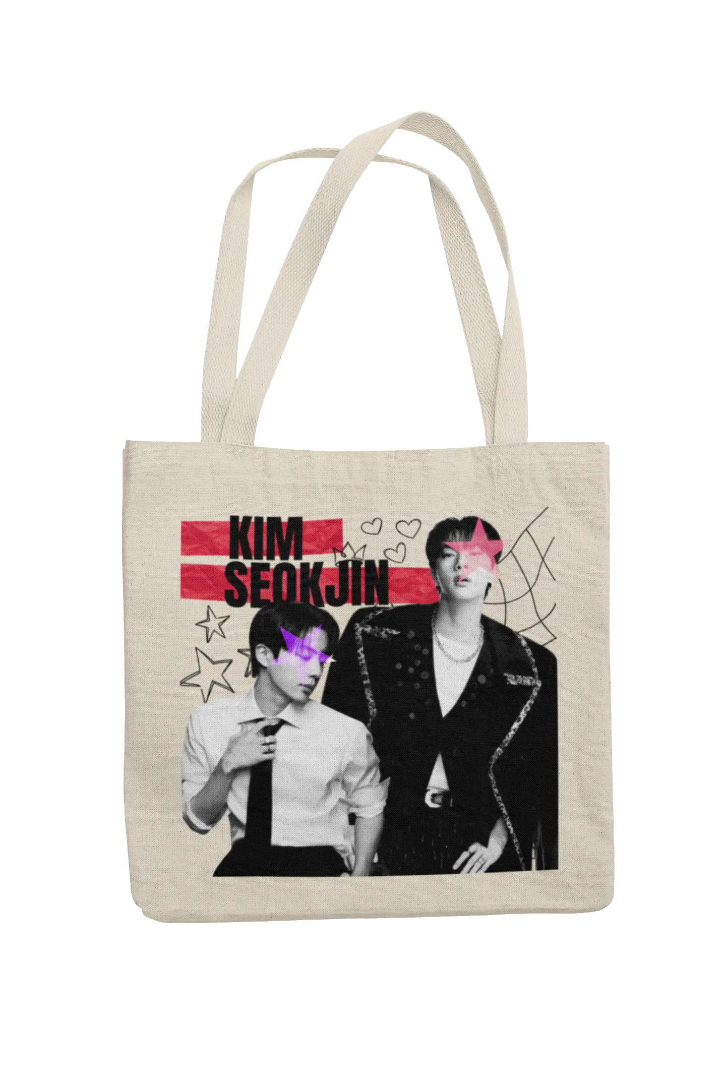 Totebag Jin BTS | Rock Star Duality 2