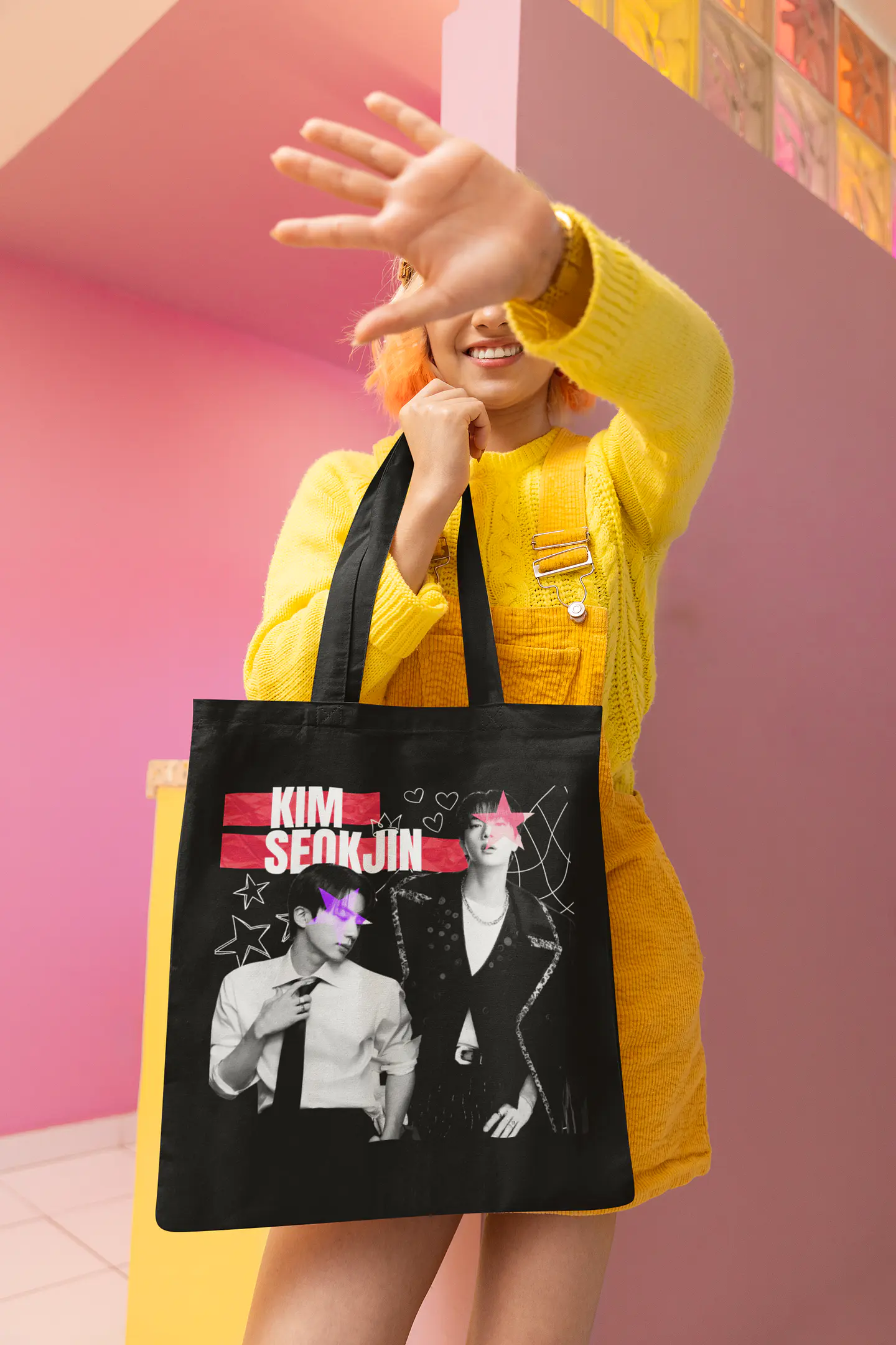 Totebag Jin BTS | Rock Star Duality 3