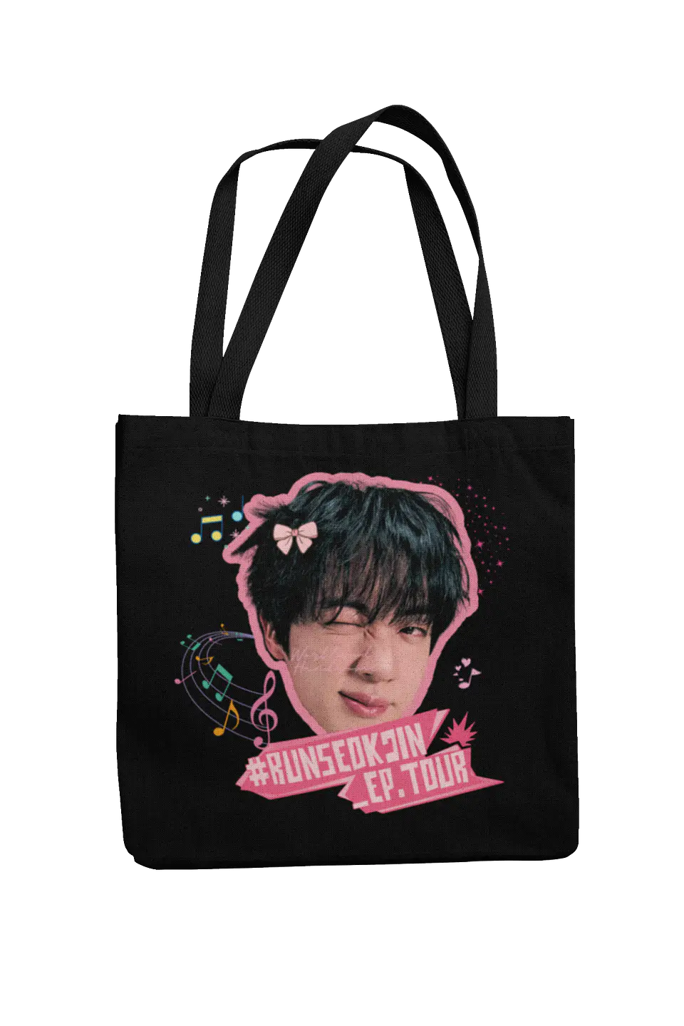 Totebag Jin BTS | Pink Melody Tour 1
