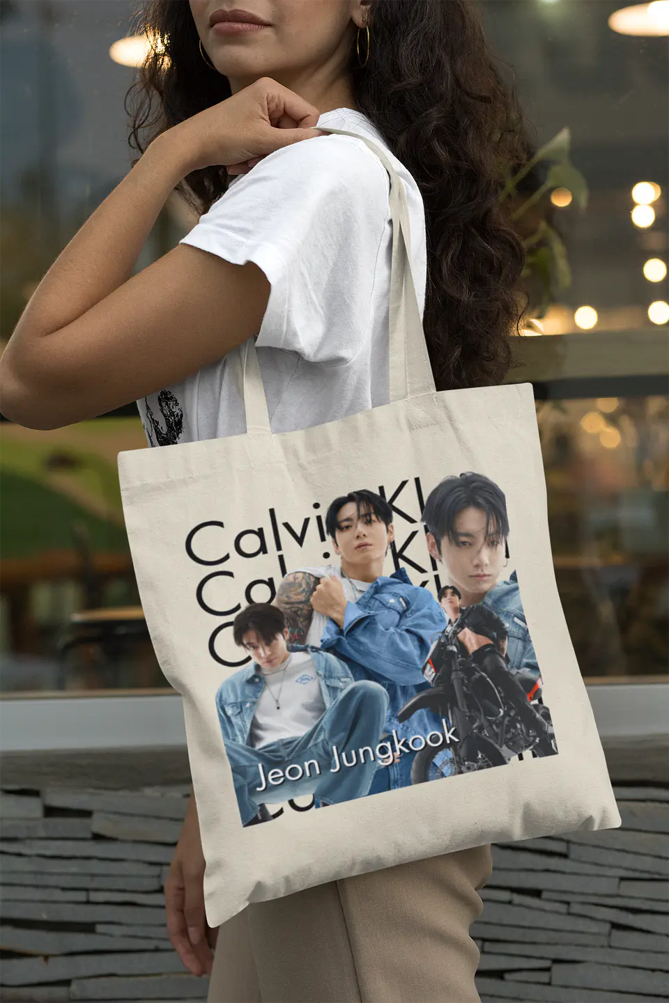 Totebag Jungkook BTS | Denim Rebel 4