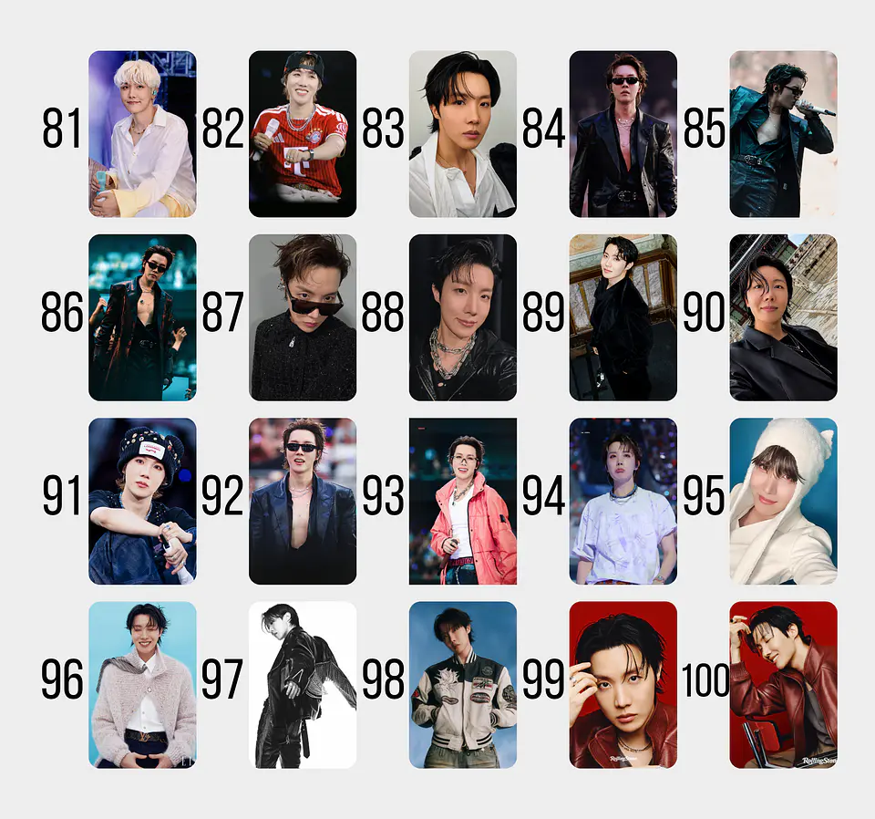 Photocard JHope BTS Fanmade 5