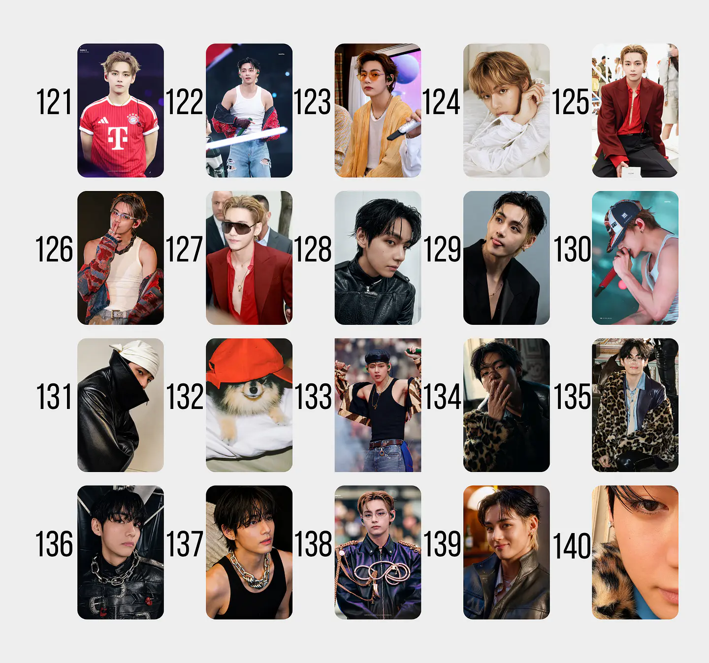 Photocard  V Taehyung BTS Fanmade  8