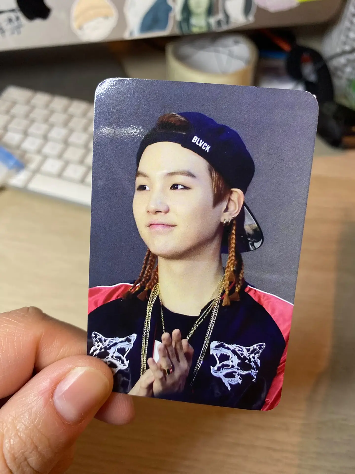 Photocard Yoongi SUGA BTS Fanmade 10