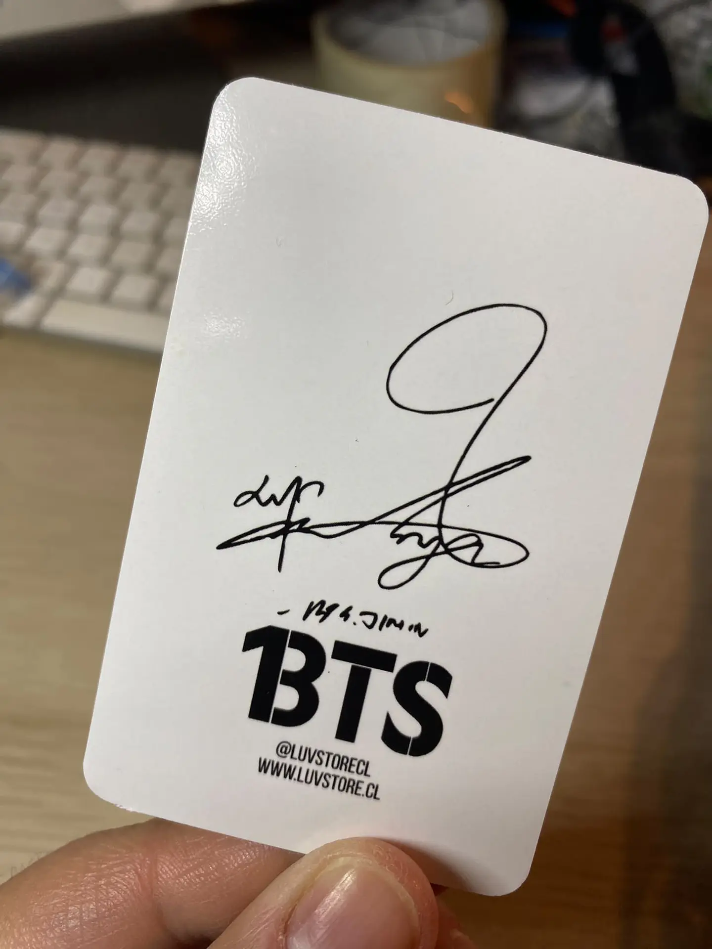 Photocard Jin BTS Fanmade 10