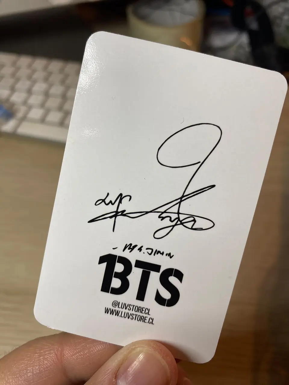 Photocard Jin BTS Fanmade 10