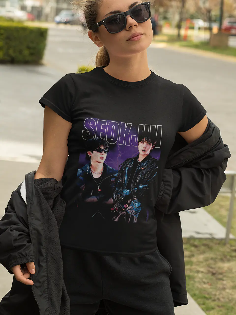 Polera Jin BTS Retro Stage Edition 2