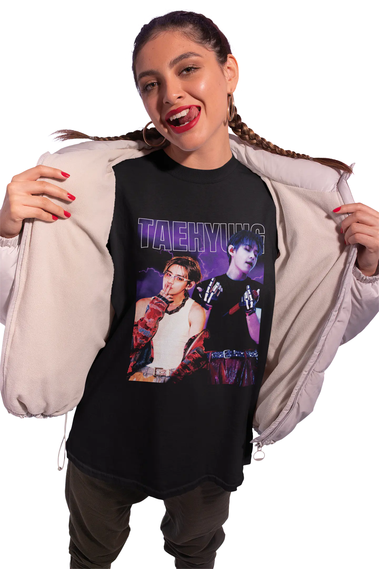 Polera V BTS Retro Stage Edition 2