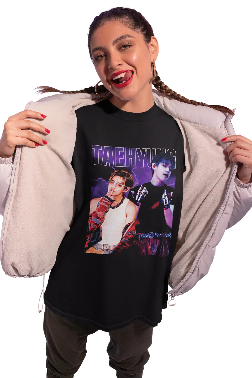 Polera V BTS Retro Stage Edition 2