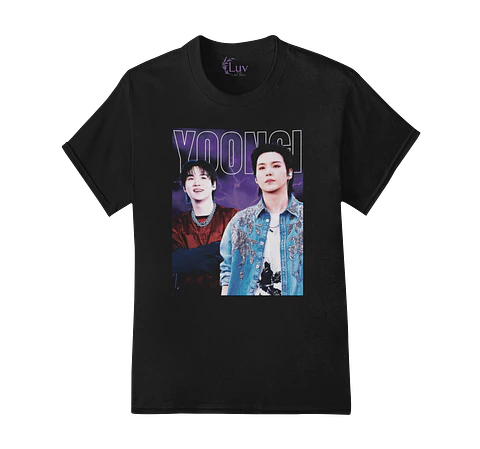 Polera Yoongi / Suga BTS Retro Stage Edition