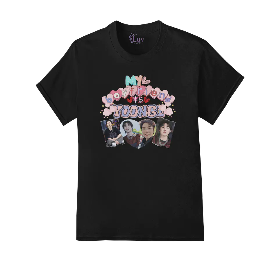 Polera BTS My Boyfriend is Yoongi 1