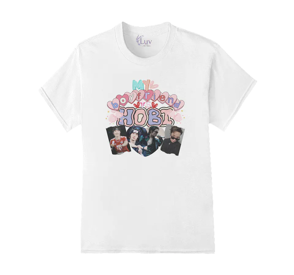 Polera BTS My Boyfriend is Hobi 1