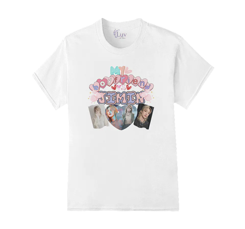 Polera BTS My Boyfriend is Jimin 1