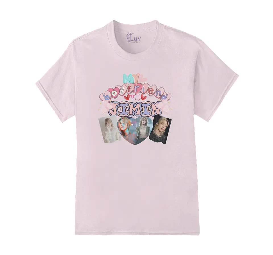 Polera BTS My Boyfriend is Jimin 3