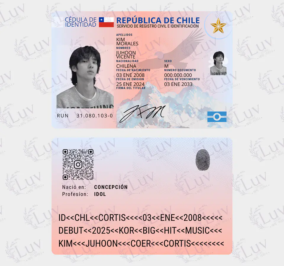 Carnet Cortis Chileno Fanmade | Elige tu Integrante 5