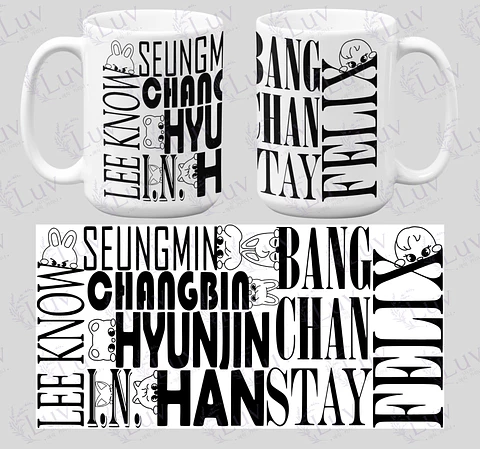 Tazón Stray Kids Typography SKZOO