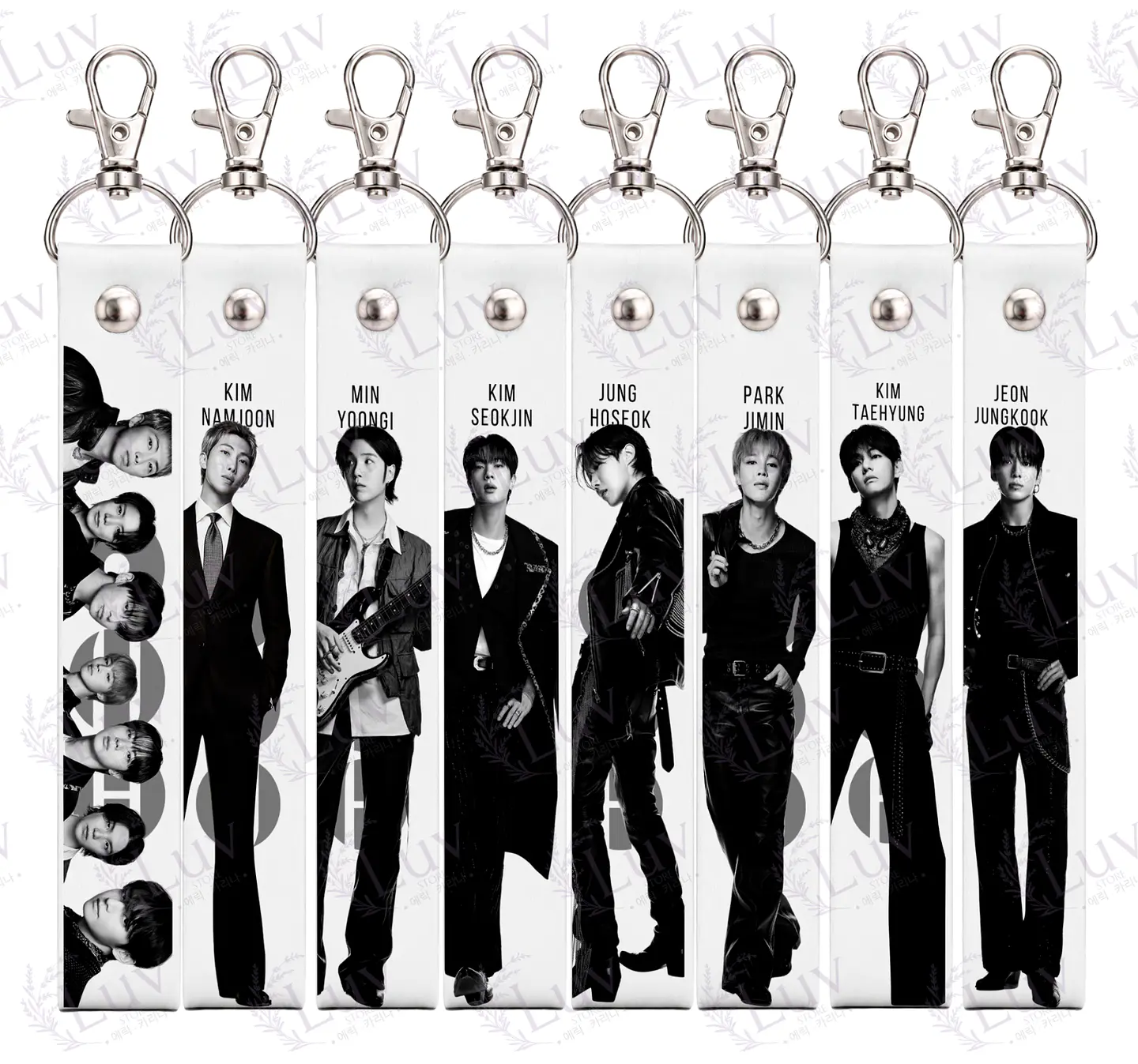 Llavero Lanyard BTS Miembro a Elección 1
