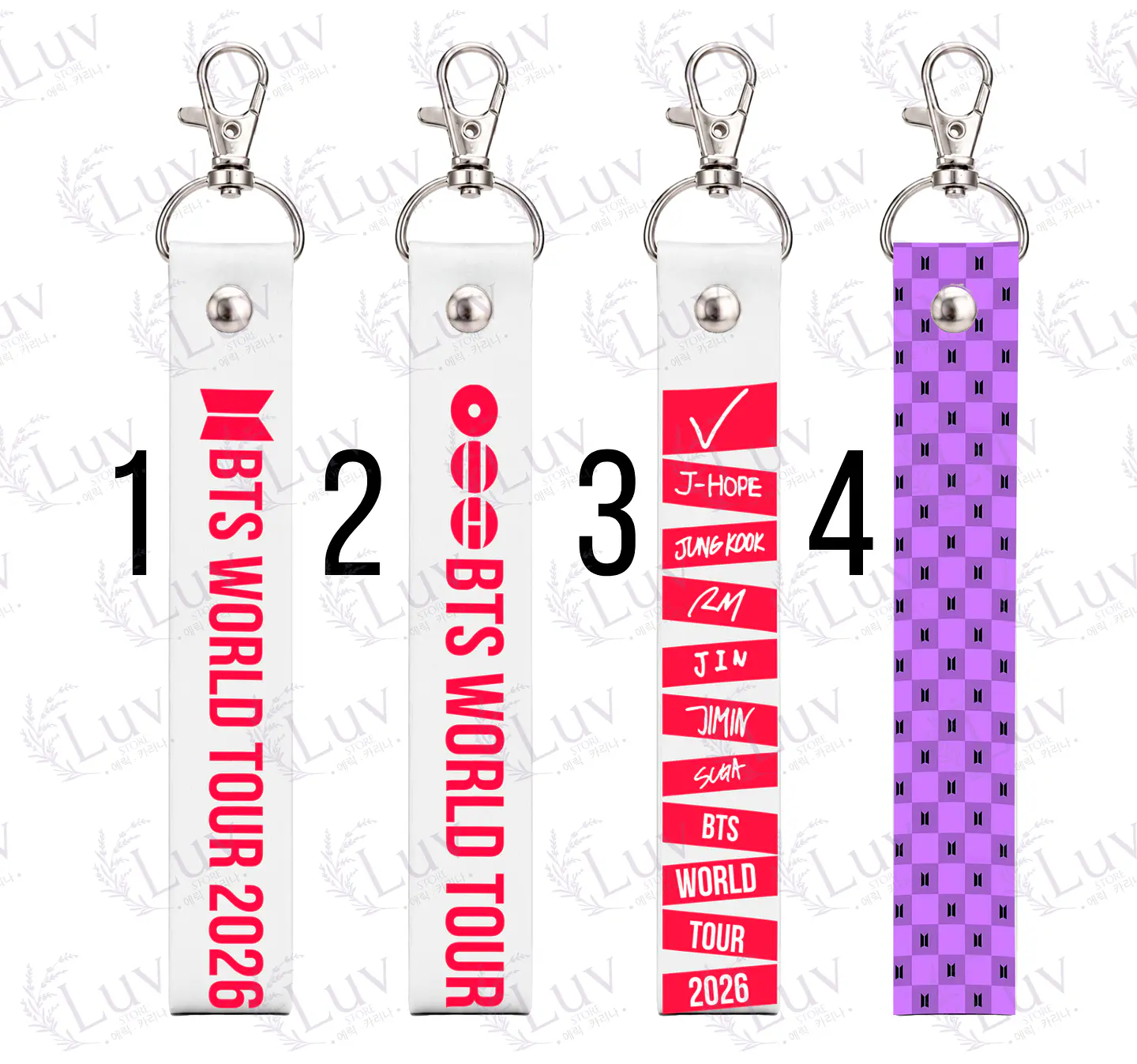 Llavero Lanyard BTS Diseños a Elección 1