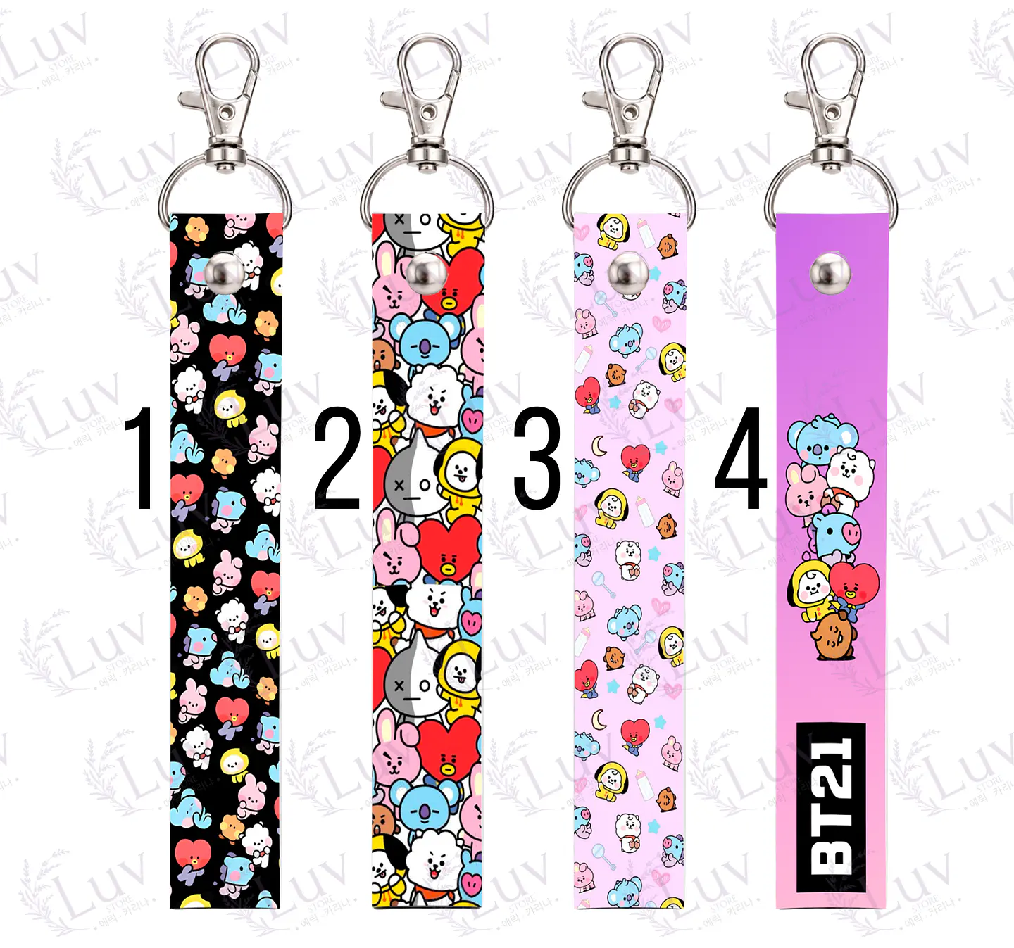 Llavero Lanyard BT21 Diseños a Elección 1