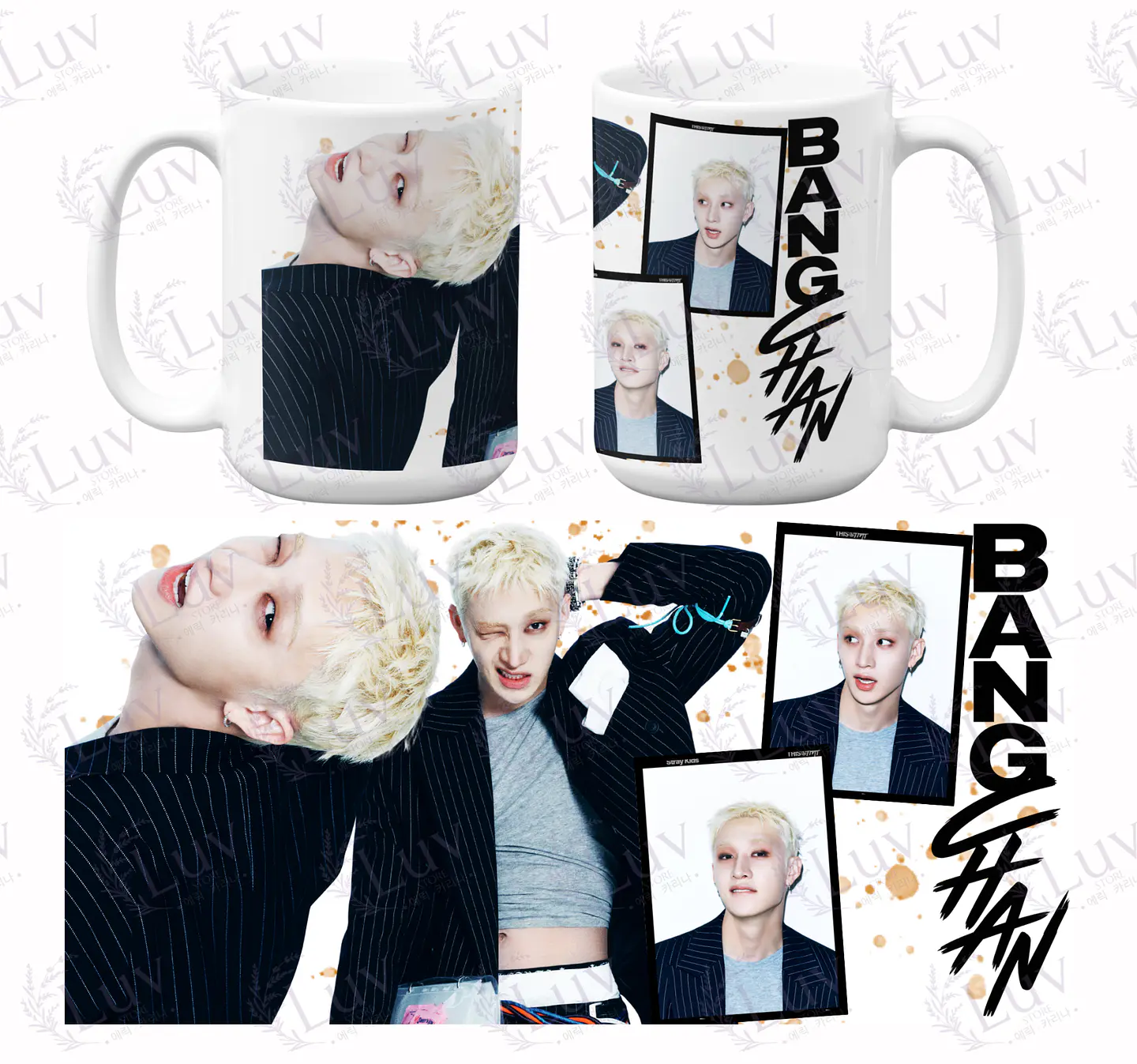 Tazón Bang Chan Stray Kids Collage 1